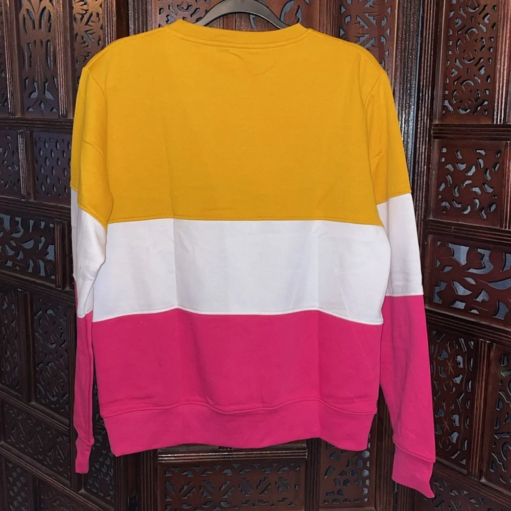 NWOT Truly Hard Seltzer Colorblock Sweatshirt. Size Medium. - Picture 2 of 4